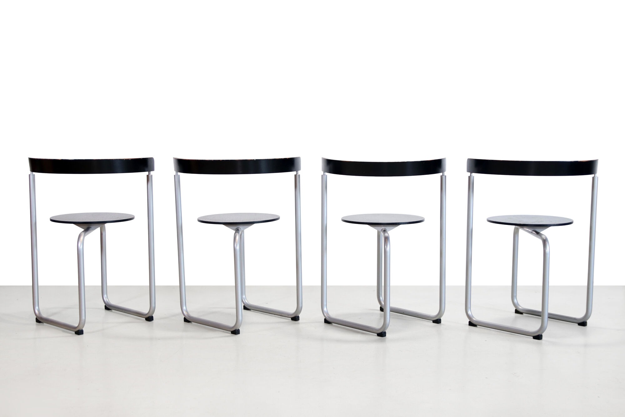 Sculptural Erik Magnussen Parken chairs for Paustian, 1980's