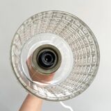 Vintage glass hanging lamp