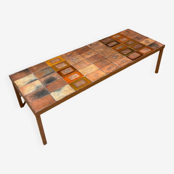 Table basse de Roger Capron années 1960