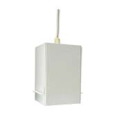 Minimalist cubic metal suspension, mid-century, 1960s.