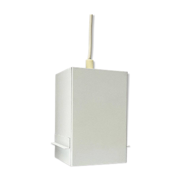 Minimalist cubic metal suspension, mid-century, 1960s.