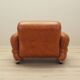 Leather armchair, Italian design, 1970s, production: Italy