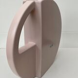 Set of Two Pink Post Modern Vases by Dorothe van Agthoven for Flora Keramiek