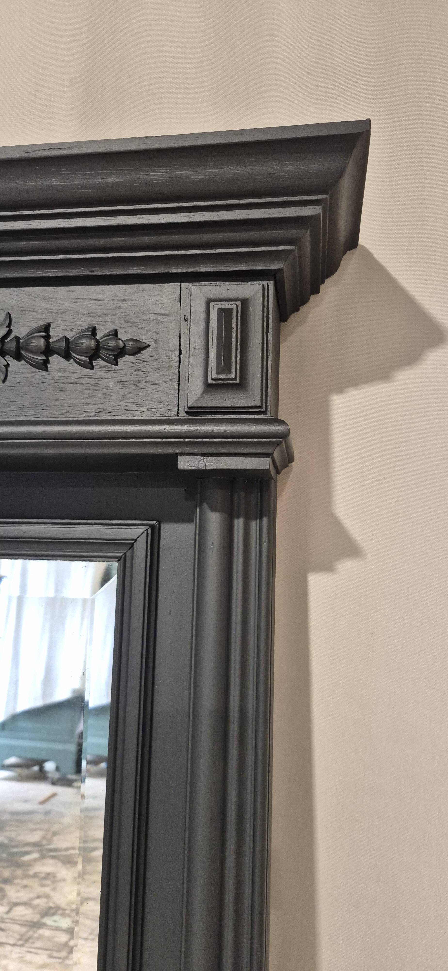 Antique bevelled mirror