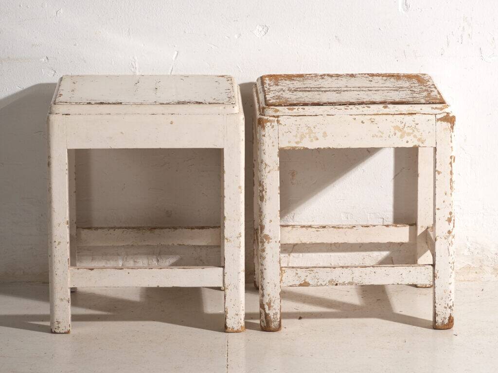 Antique pine bedside tables – Central Europe, circa 1940 #15