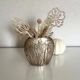 Vintage brass vase