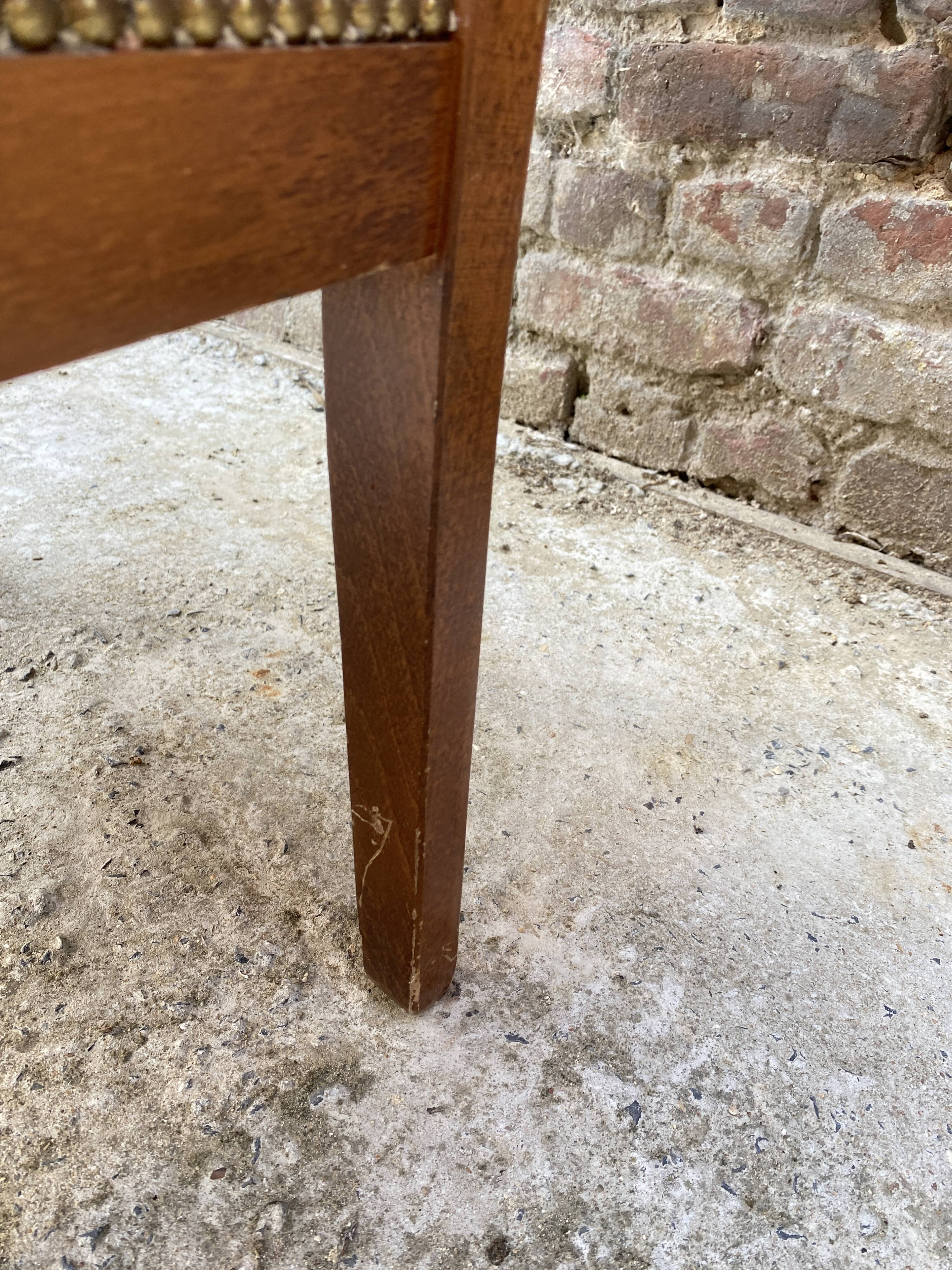 Voltaire style armchair