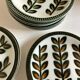 Set of 11 plates Rambouillet Boch 1960