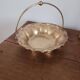 Fluted basket in copper brass