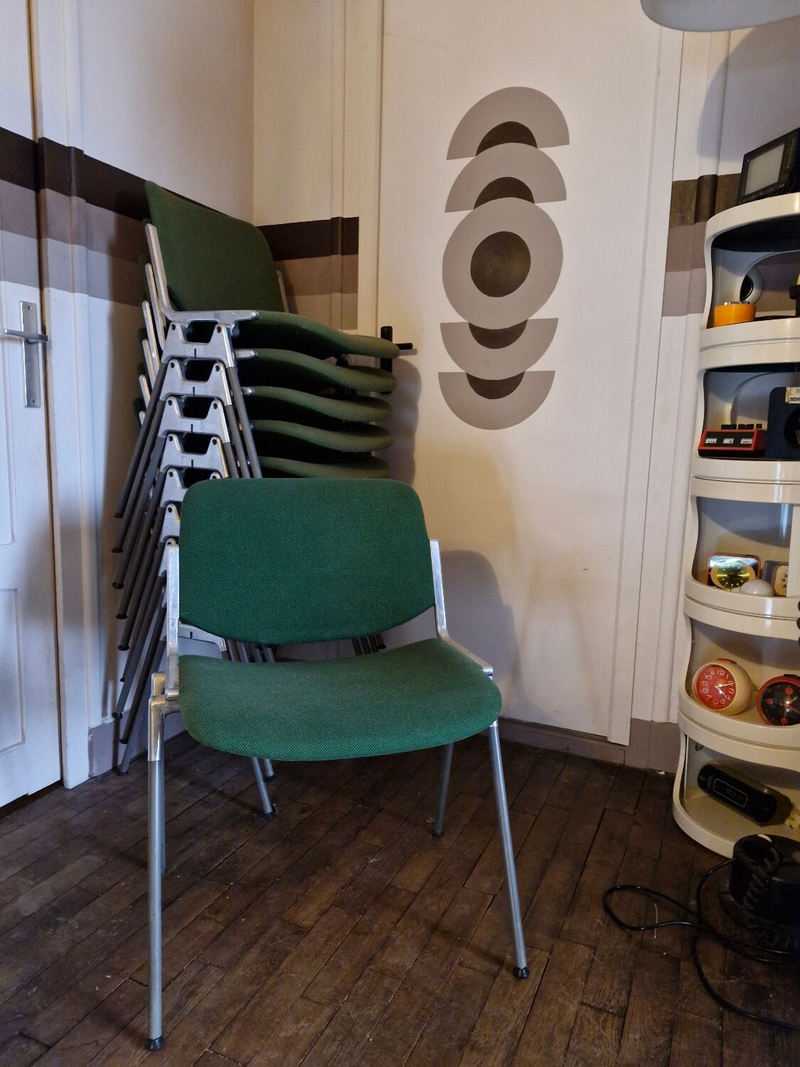 Set de 3 Chaises DSC 106 Giancarlo Piretti / Anonima Castelli, 1965,70