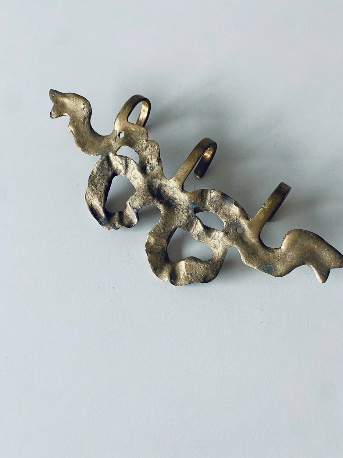 Brass knot wall hook