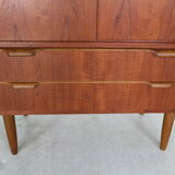 Mid- century modern  teak bookcase, cabinet, 1960 Denmark
