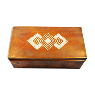 Art deco box by Luc Lanel for Christofle-Circa 1920s