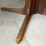 Baumann teak table in Scandinavian style circa 1960 extendable