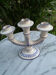 🕯️ 3-branch chandelier in handcrafted earthenware – Blue and white decor