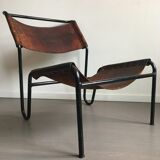 A. dolleman pour metz &co chaise longue années 1960