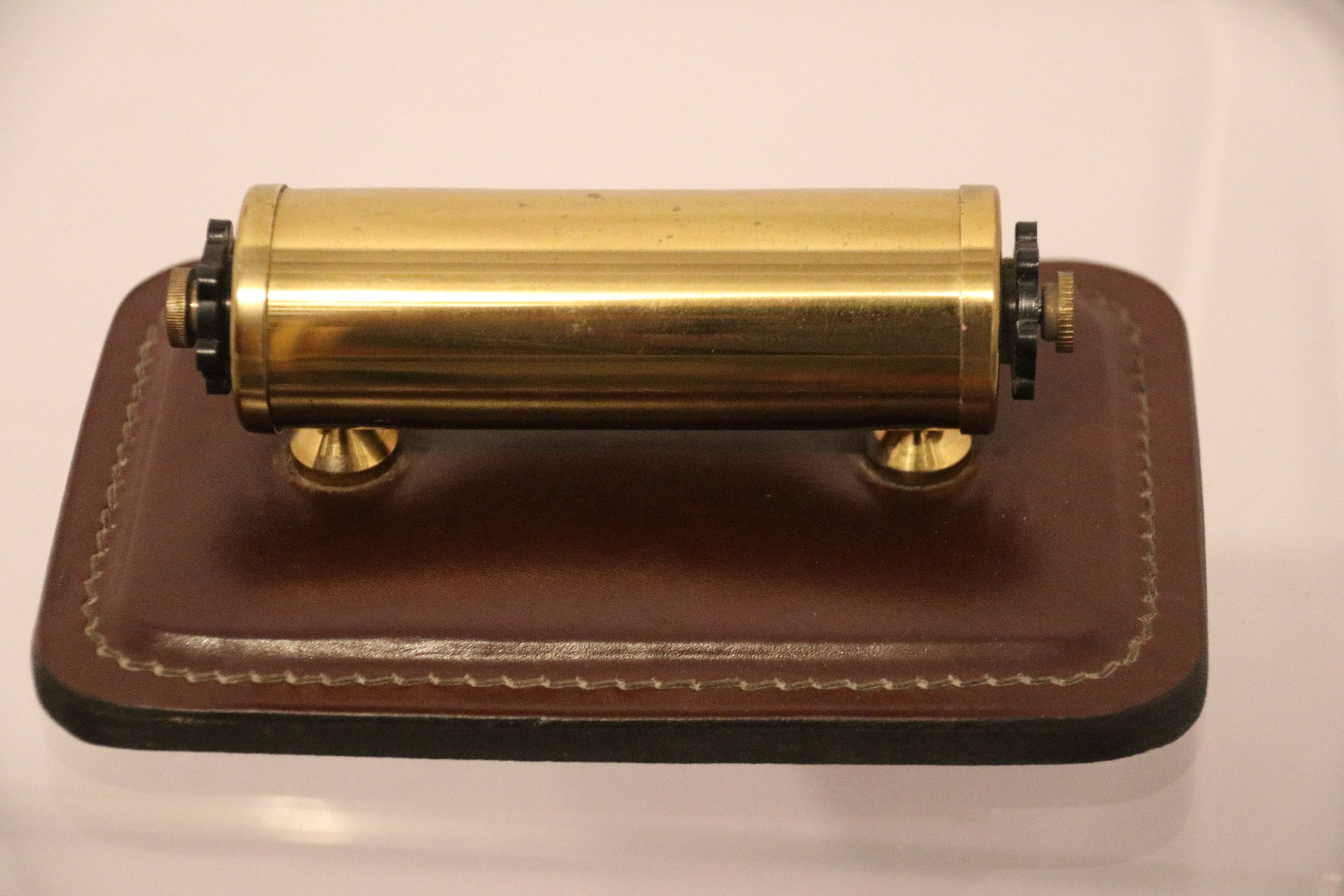 Desk accessories - letter holder & calendar - by Delvaux - Belgium - 1970's