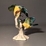 Porcelain figurine of tits by Gerhard Bochmann for AK Kaiser