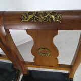 Empire-style desk and chairs
