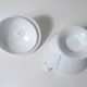 ancienne petite soupière blanche en porcelaine