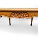 Louis XV style cherry wood table with extensions