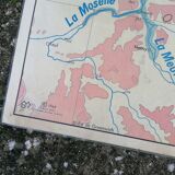 Ancienne carte MDI Moselle-France