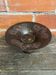 Vintage Metal Fruit Bowl Bordeaux Decorative Moulded Dish #D6