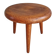Modernist tripod stool in solid wood, 1950s