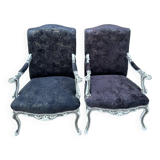 Louis XV style armchairs