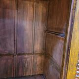 Indian wardrobe Rajasthan yellow, with clerestory