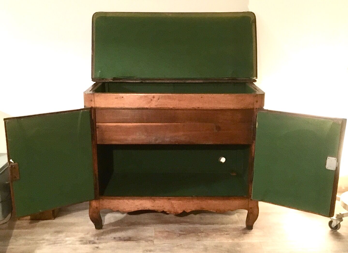 Old wooden maie buffet