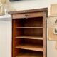 Curtain cabinet 1 column in dark wood