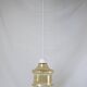 Venini Vintage Murano Glass Amber Pendant Light