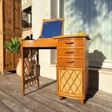 Vintage rattan hairdresser