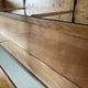 2 Showcases furniture of loom with drawers oak wood jewelry Art Deco 1930' compass feet