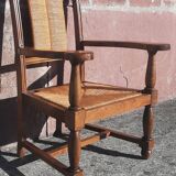 Straw chair (seat and backrest)