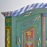 Armoire de mariée allemande, datée de 1852
