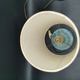 Lampe vintage céramique bleue