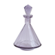 Art deco faceted violet crystal liquor carafe, Bohemia 1930s.
