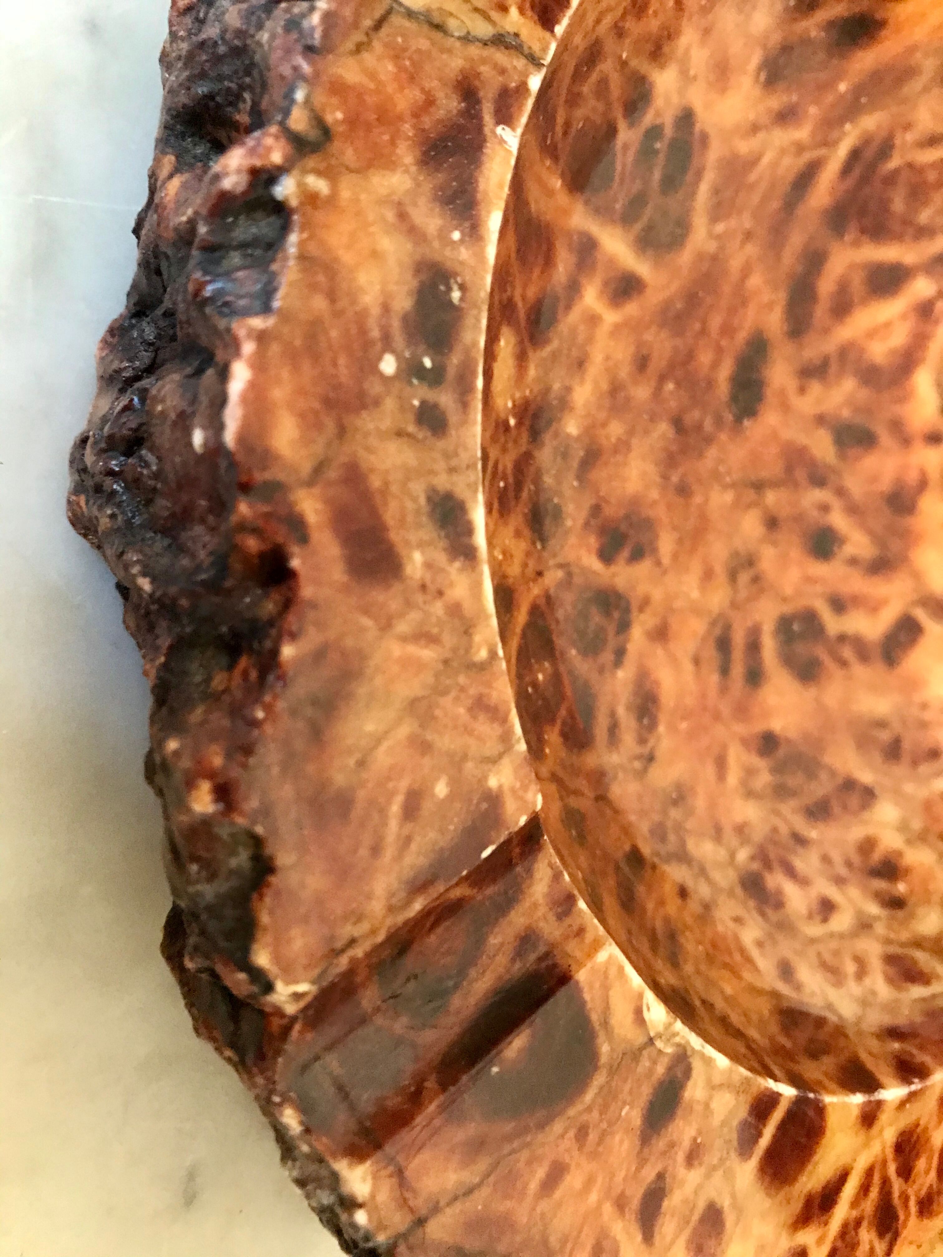 Vintage ashtray in agathe