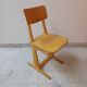 Chaise d'écolier adulte vintage, casala