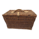 Rectangular wicker trunk