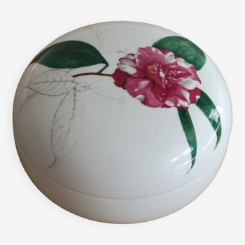 Boite à bijoux porcelaine villeroy & boch modèle "camelia canduiflora"