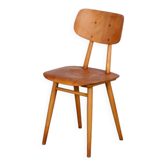 Wooden chair produced by Ton, 1960