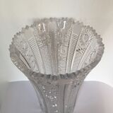 Vase en cristal taillé