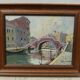 Painting by Paul Jouvet, Venice bridge