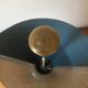1950 umbrella stand, perforated sheet metal and brass