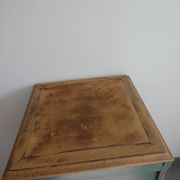 Green Art Deco nightstand/bedside table, small occasional piece of furniture