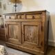 Antique solid wood sideboard – 2 doors, 3 drawers