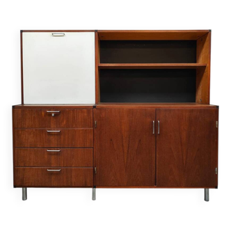 Vintage Dutch design cabinet secretary Cees Braakman Pastoe 1960 'Made to measure'